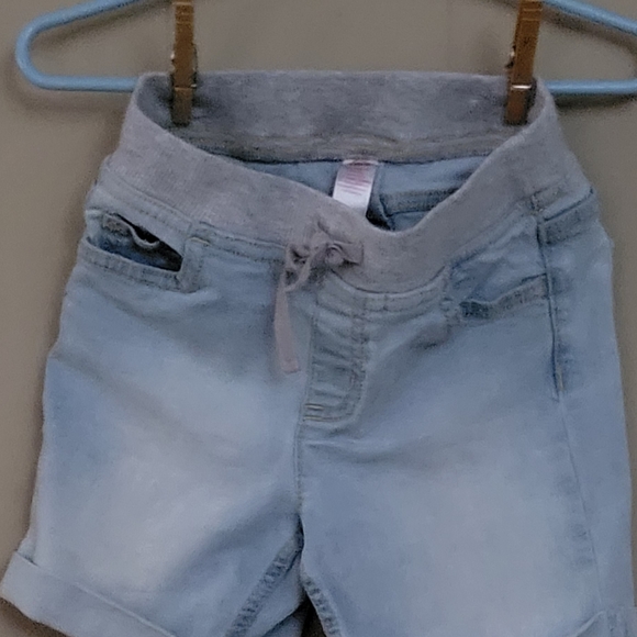 Girls Denim Tie shorts